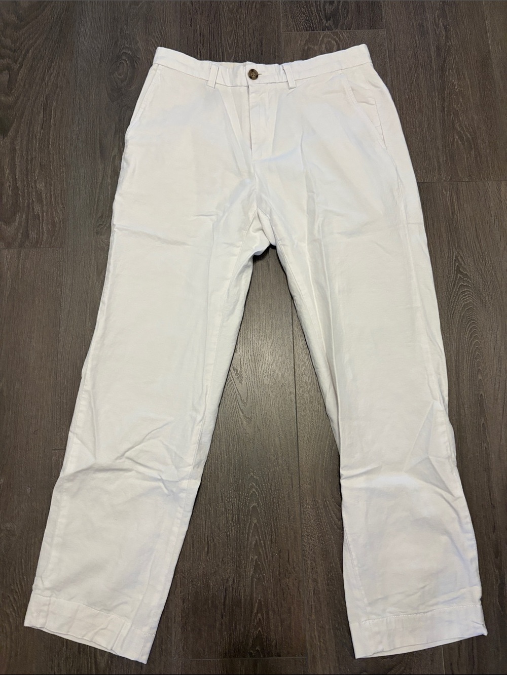 Brooks Brothers White Men’s Chinos - Straight Fit